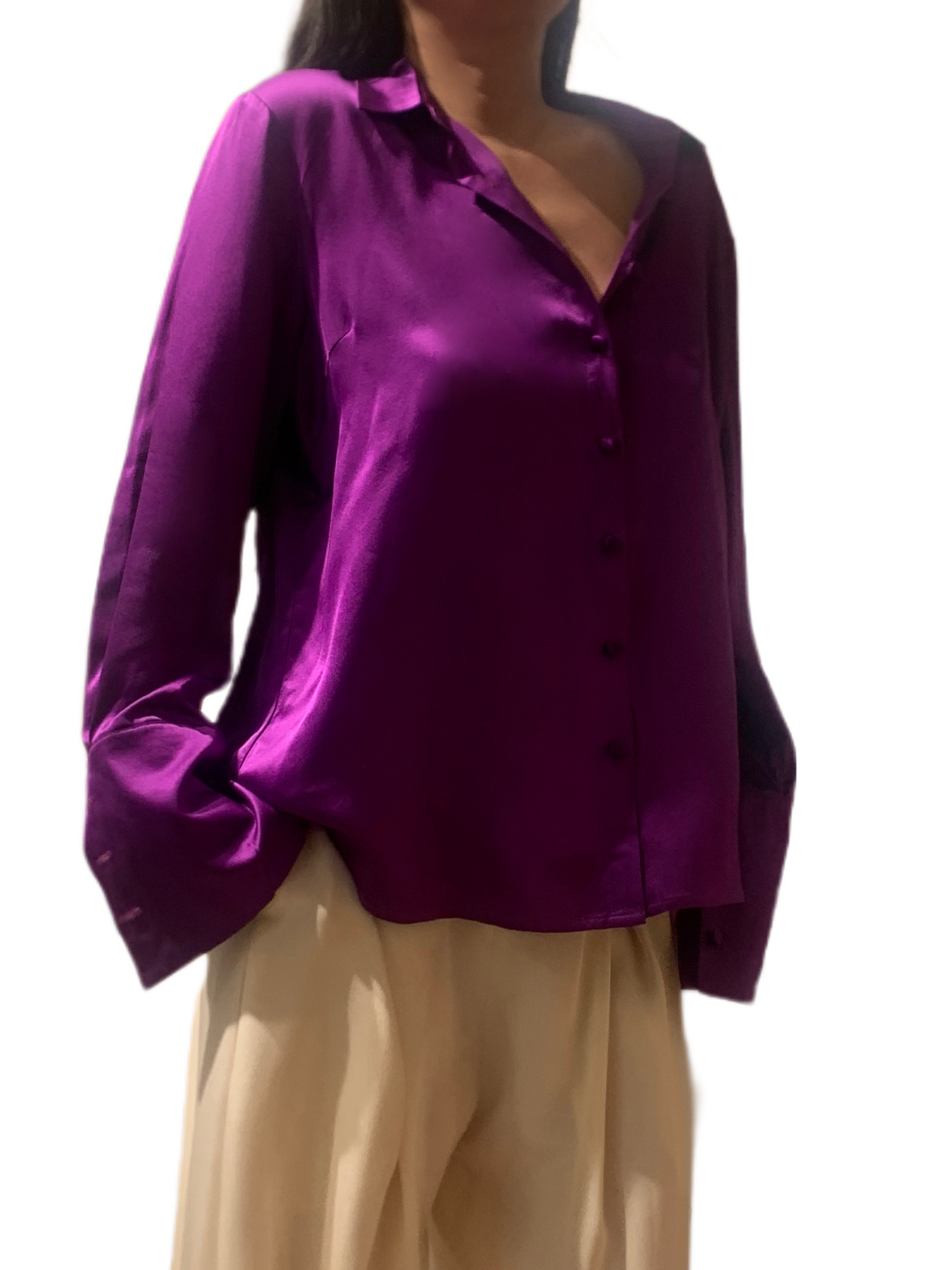 SAMPLE SALE •Purple blouse