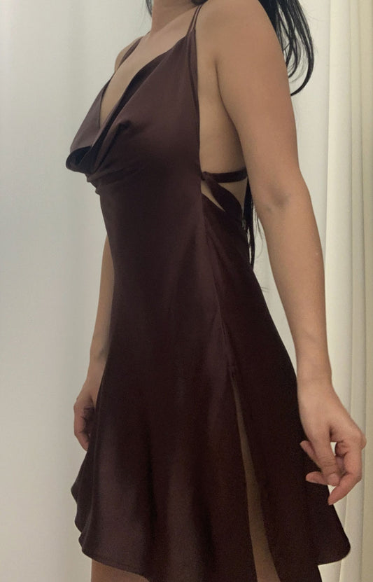 Minivestido chocolate