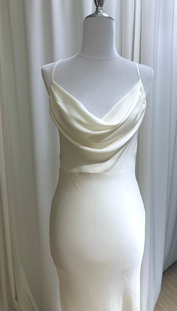 Vestido de seda a medida