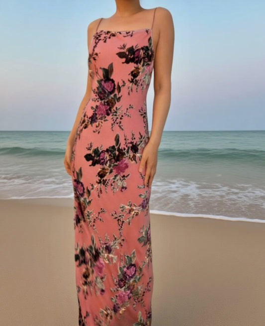 Vestido de terciopelo Rolisa