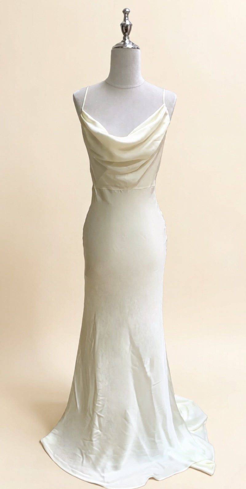 Vestido de seda a medida