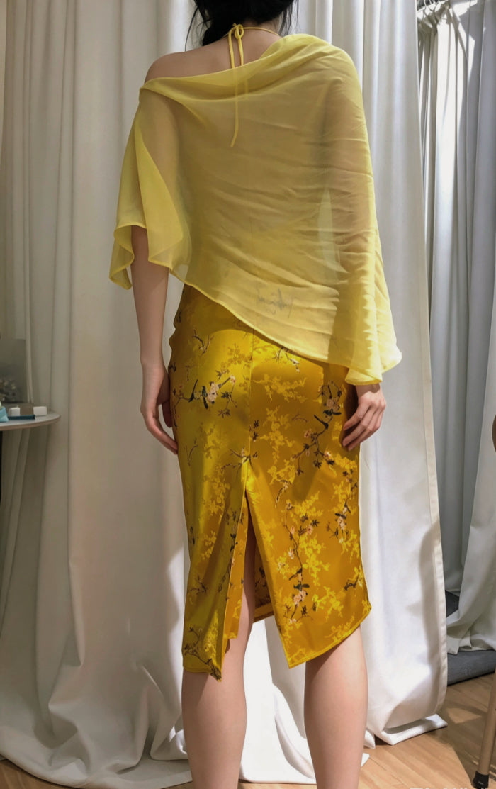 SAMPLE SALE • Gold Floral Set