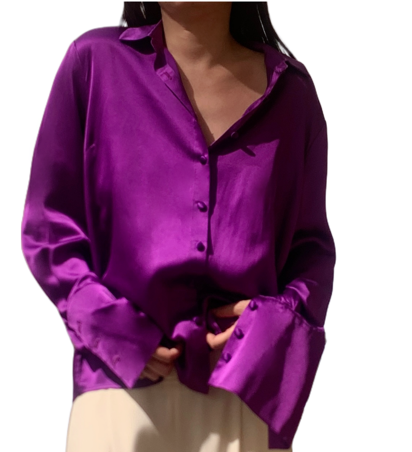 Alashanghai Mulberry Silk Embroidery Blouse