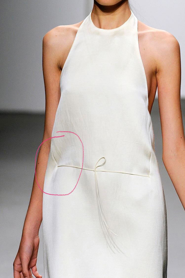 Vestido de cuello redondo personalizado