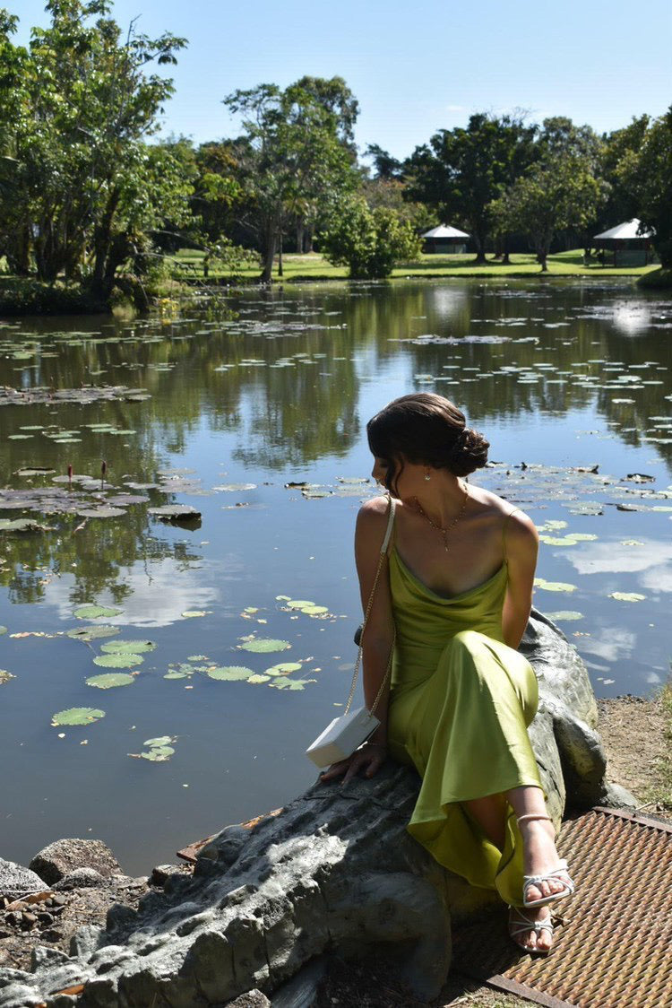 Vestido con drapeado Wyleigh