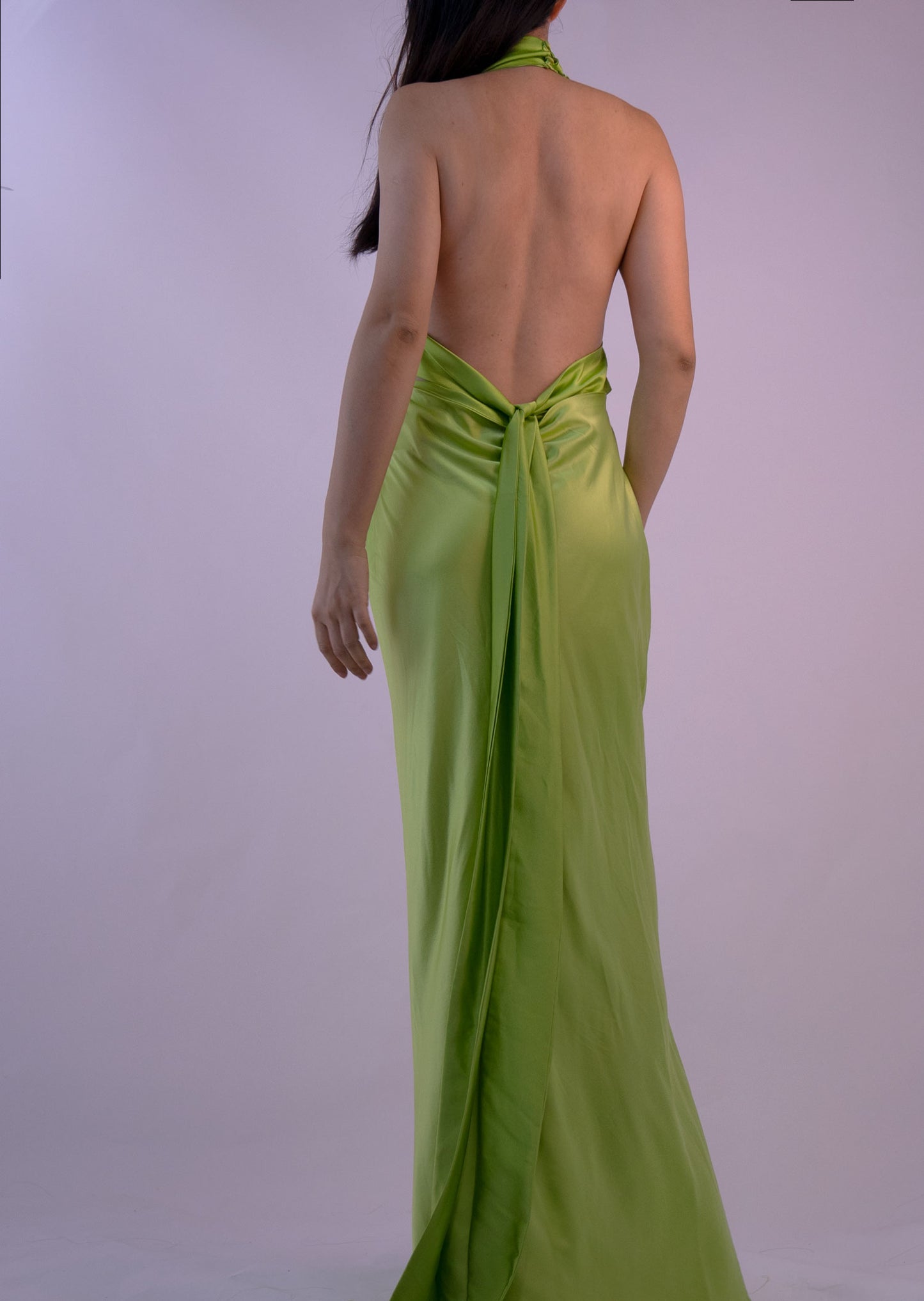 100% Mulberry Silk Jewel Green  Dress Gown