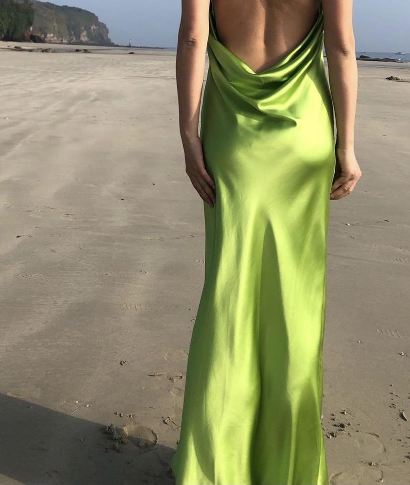 Wyleigh Draped Dress - Studio Alashanghai Silk