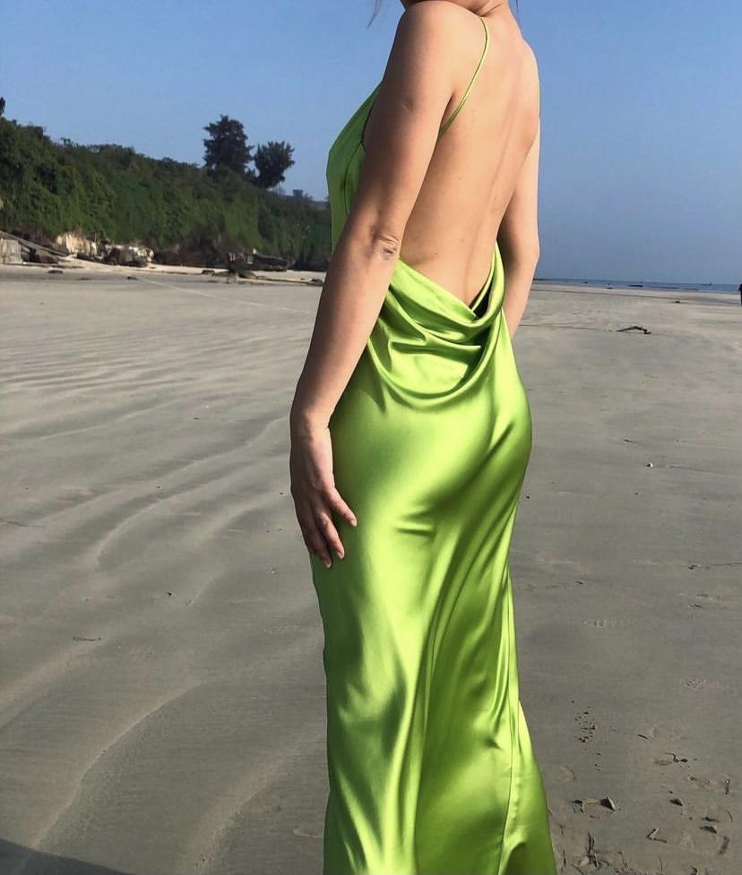 Wyleigh Draped Dress - Studio Alashanghai Silk